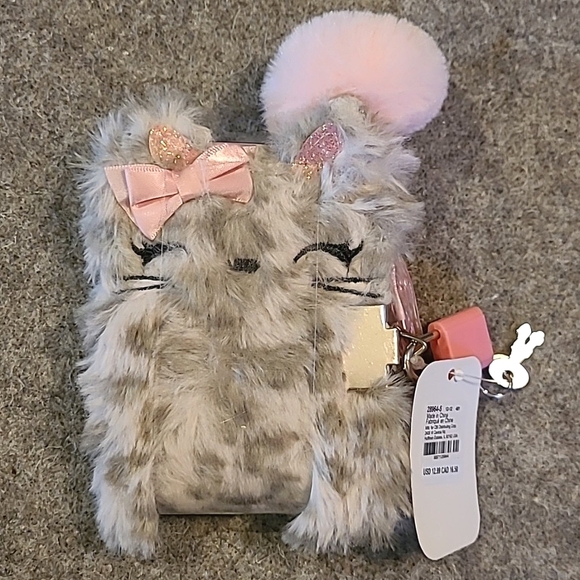 Claire's Girl's Kitty Face Mini Lockable Diary & Puffy Pen! 🩷🐱 - Picture 3 of 11